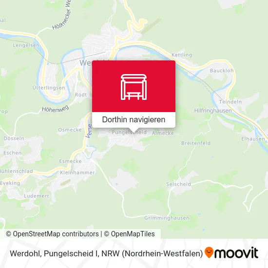 Werdohl, Pungelscheid I Karte