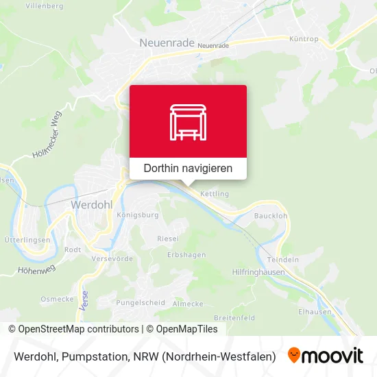 Werdohl, Pumpstation Karte