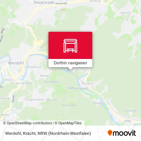 Werdohl, Kracht Karte