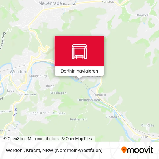 Werdohl, Kracht Karte