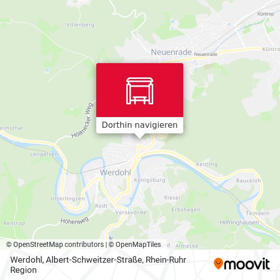 Werdohl, Albert-Schweitzer-Straße Karte