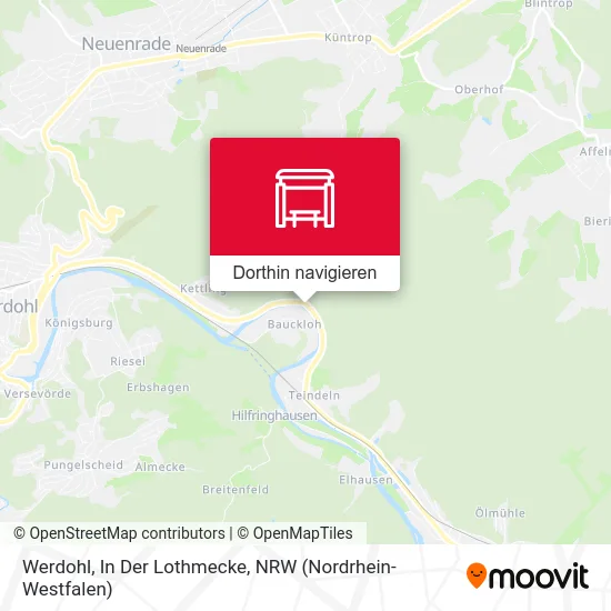 Werdohl, In Der Lothmecke Karte