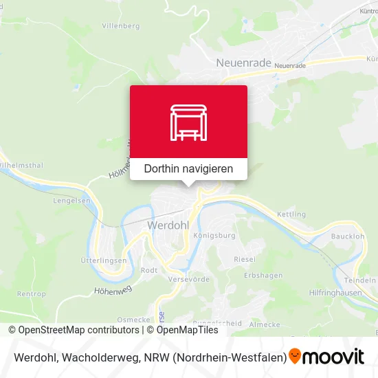 Werdohl, Wacholderweg Karte