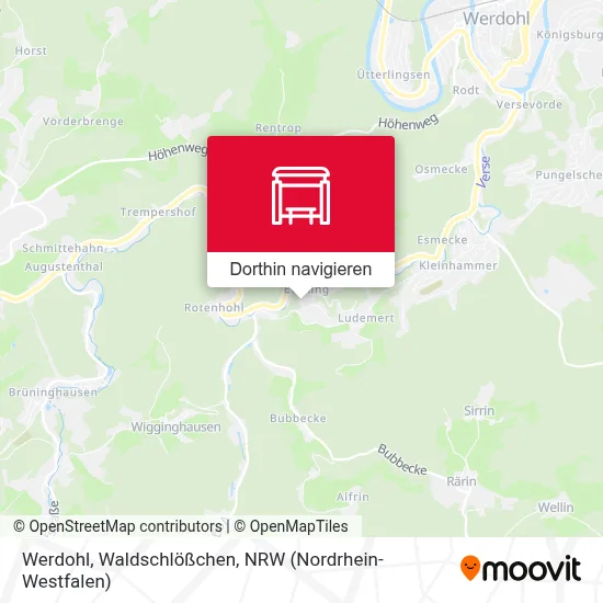 Werdohl, Waldschlößchen Karte