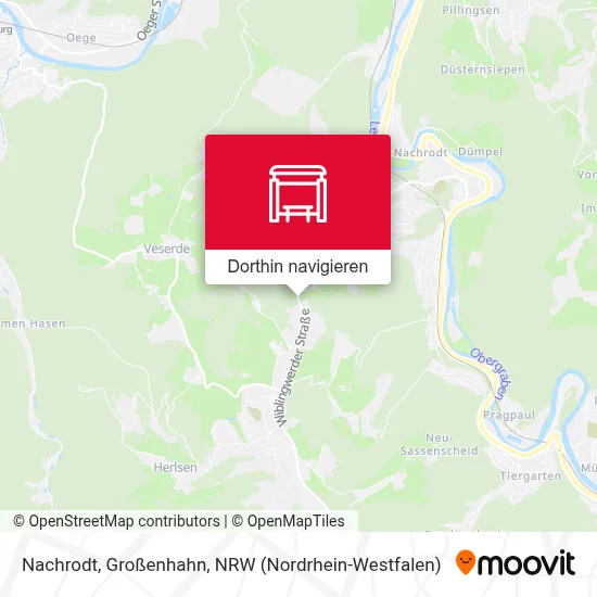 Nachrodt, Großenhahn Karte