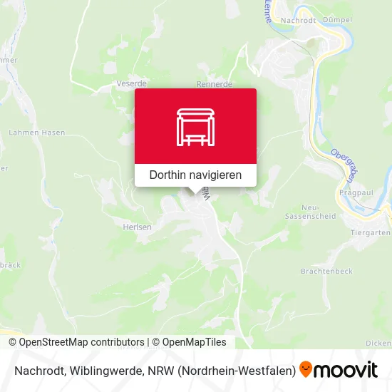 Nachrodt, Wiblingwerde Karte