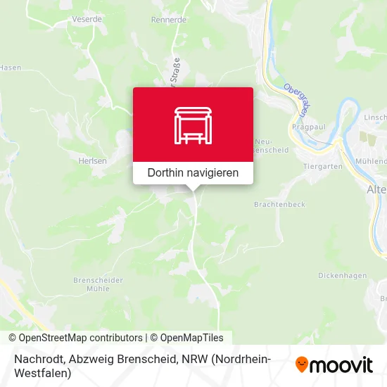 Nachrodt, Abzweig Brenscheid Karte