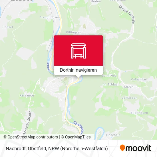 Nachrodt, Obstfeld Karte