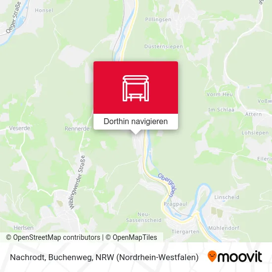 Nachrodt, Buchenweg Karte
