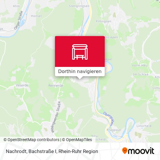 Nachrodt, Bachstraße I Karte