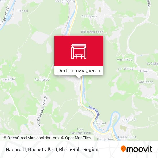 Nachrodt, Bachstraße II Karte