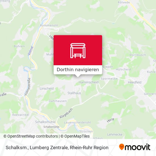 Schalksm., Lumberg Zentrale Karte