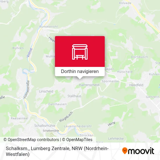 Schalksm., Lumberg Zentrale Karte