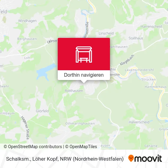 Schalksm., Löher Kopf Karte