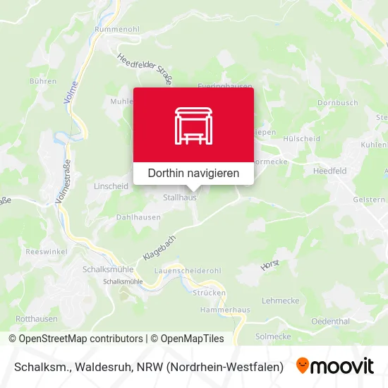 Schalksm., Waldesruh Karte