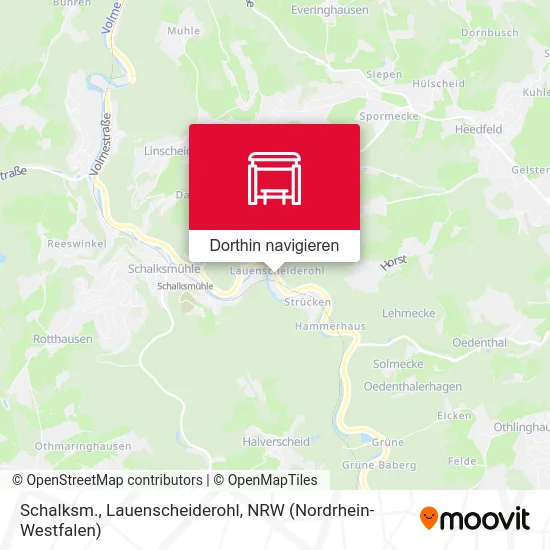 Schalksm., Lauenscheiderohl Karte