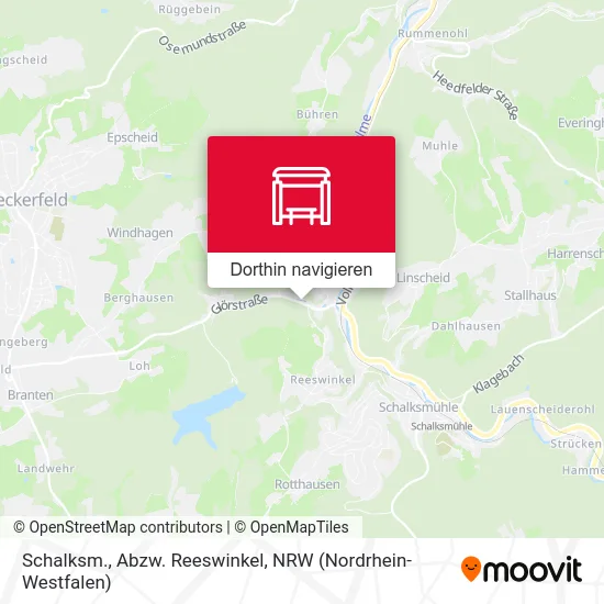 Schalksm., Abzw. Reeswinkel Karte