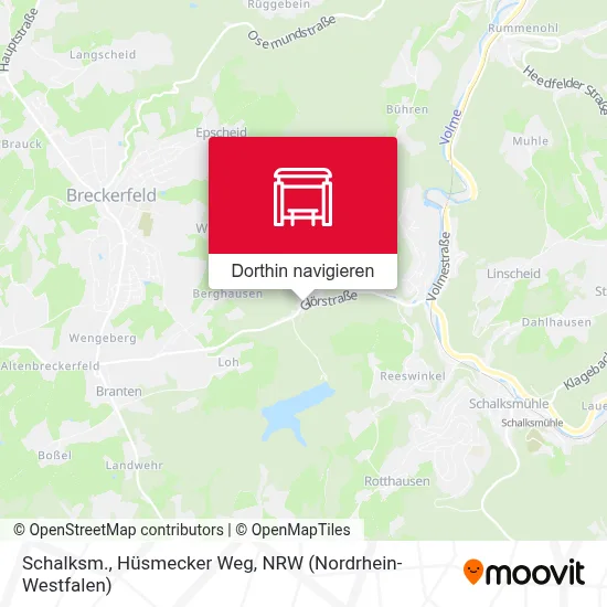 Schalksm., Hüsmecker Weg Karte