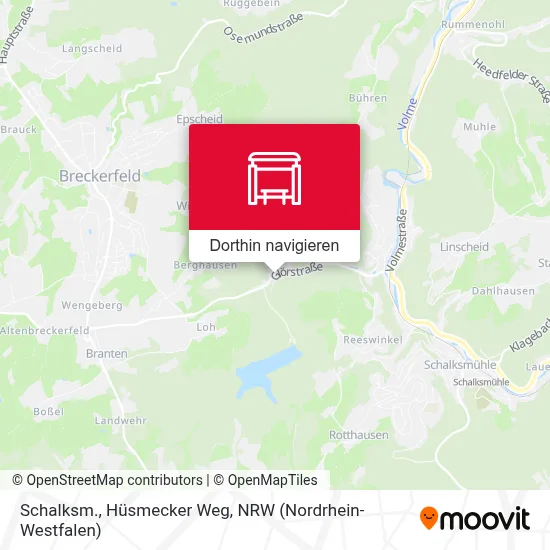 Schalksm., Hüsmecker Weg Karte