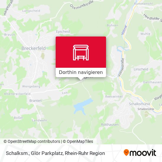 Schalksm., Glör Parkplatz Karte