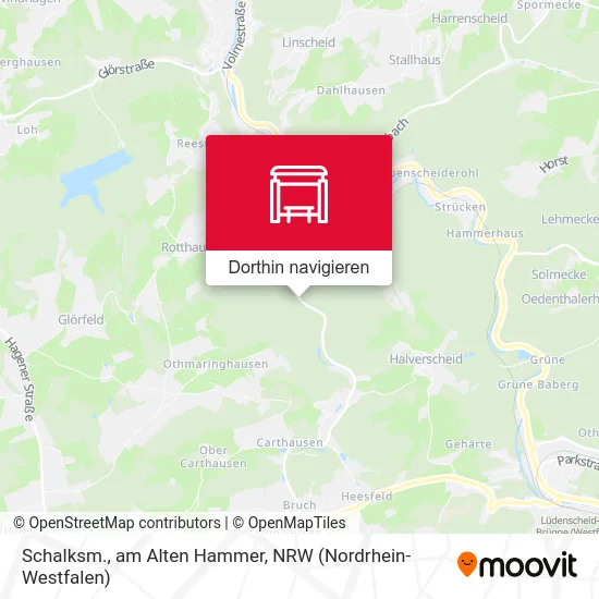 Schalksm., am Alten Hammer Karte