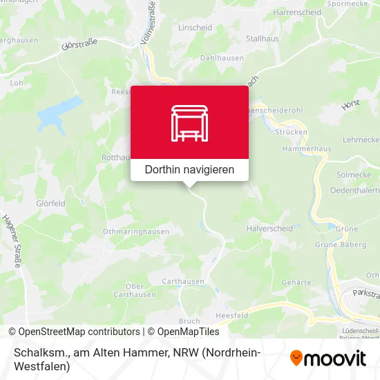 Schalksm., am Alten Hammer Karte