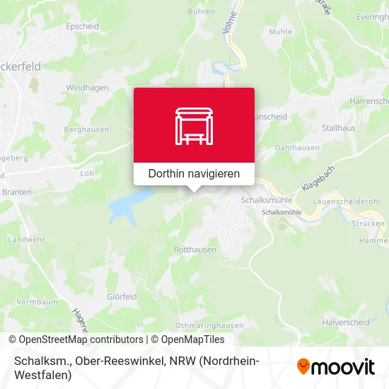 Schalksm., Ober-Reeswinkel Karte