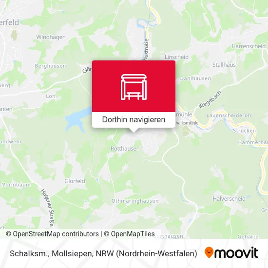 Schalksm., Mollsiepen Karte