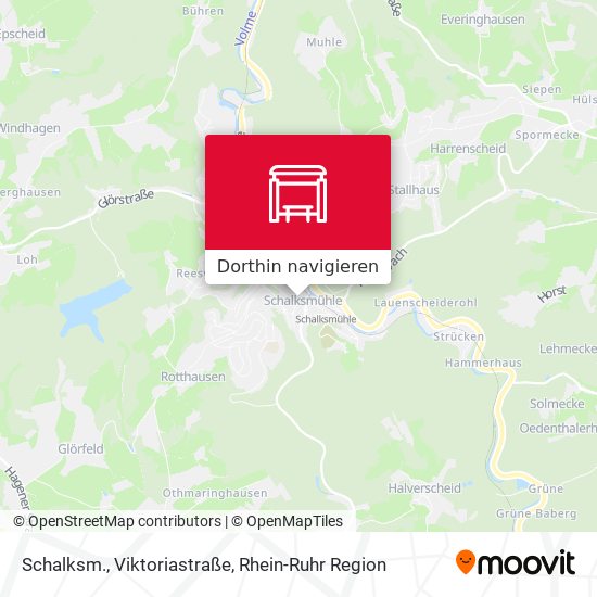 Schalksm., Viktoriastraße Karte