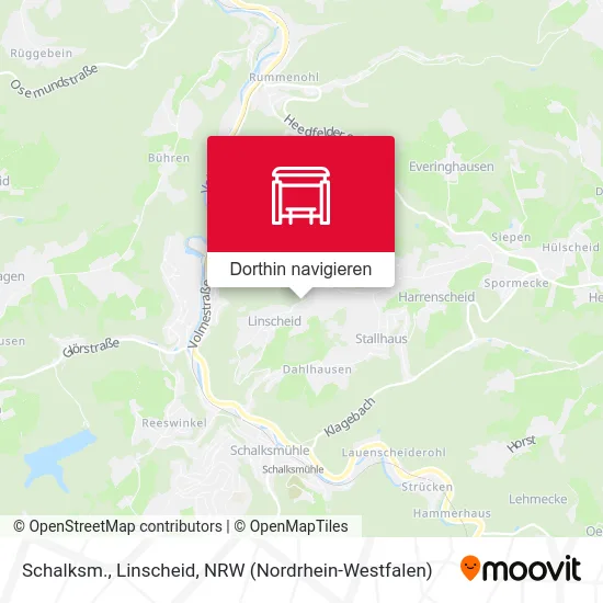 Schalksm., Linscheid Karte