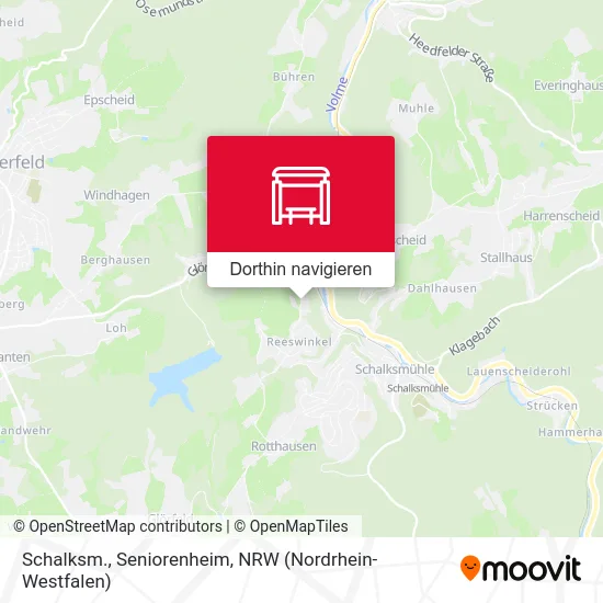 Schalksm., Seniorenheim Karte