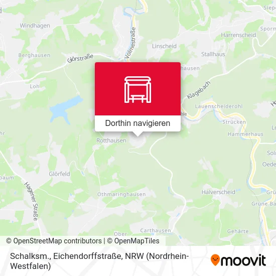 Schalksm., Eichendorffstraße Karte