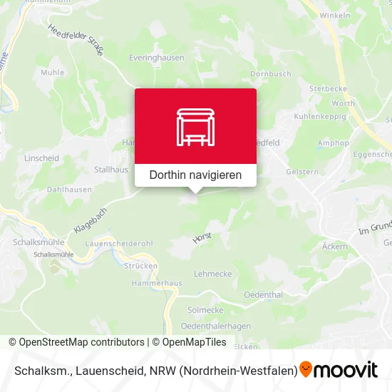 Schalksm., Lauenscheid Karte