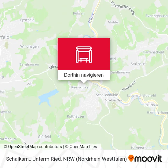 Schalksm., Unterm Ried Karte