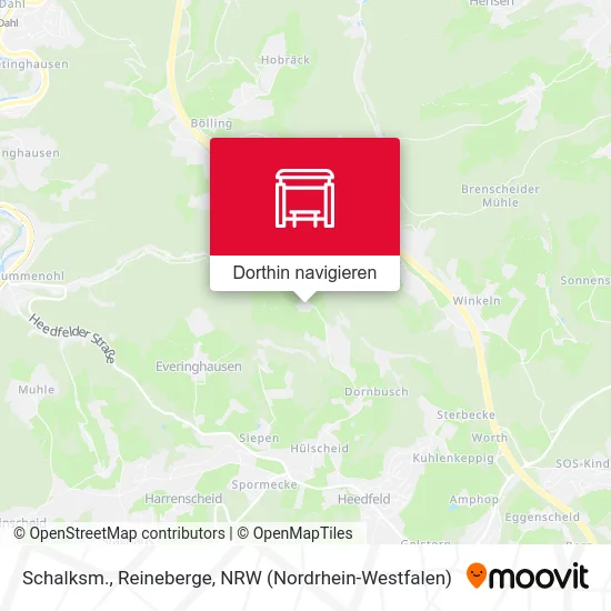 Schalksm., Reineberge Karte