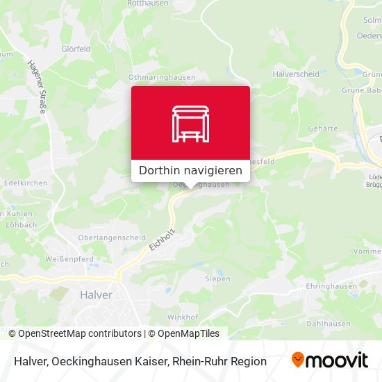 Halver, Oeckinghausen Kaiser Karte