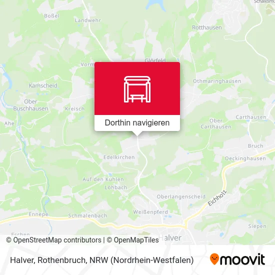 Halver, Rothenbruch Karte