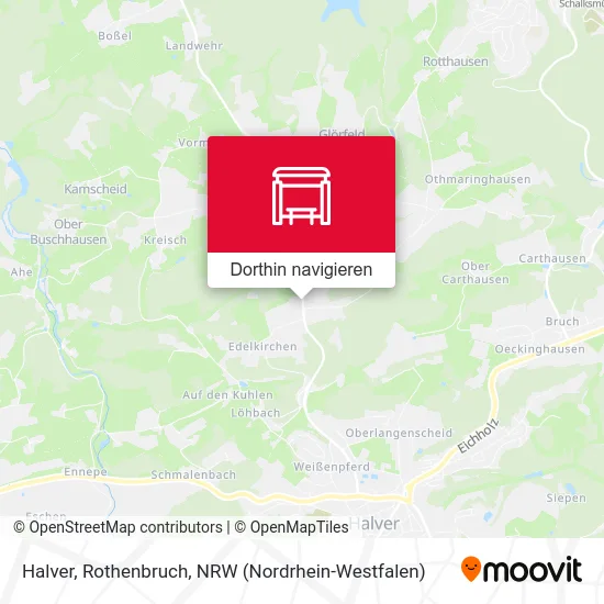 Halver, Rothenbruch Karte