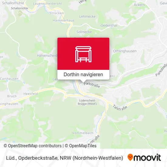 Lüd., Opderbeckstraße Karte