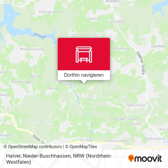 Halver, Nieder-Buschhausen Karte