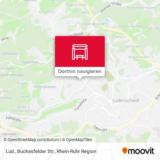 Lüd., Buckesfelder Str. Karte