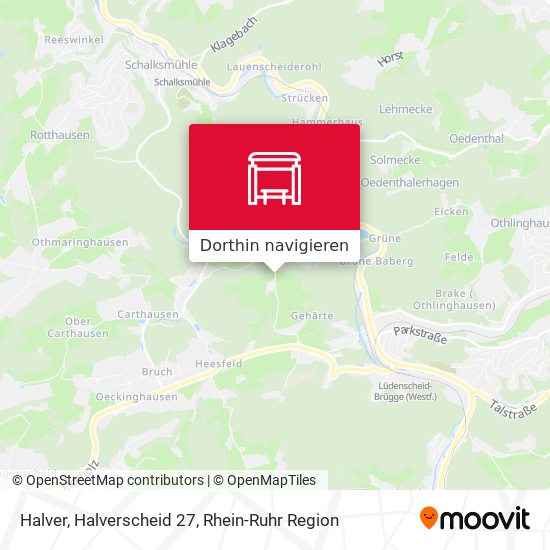 Halver, Halverscheid 27 Karte