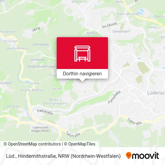 Lüd., Hindemithstraße Karte