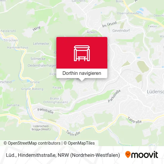 Lüd., Hindemithstraße Karte