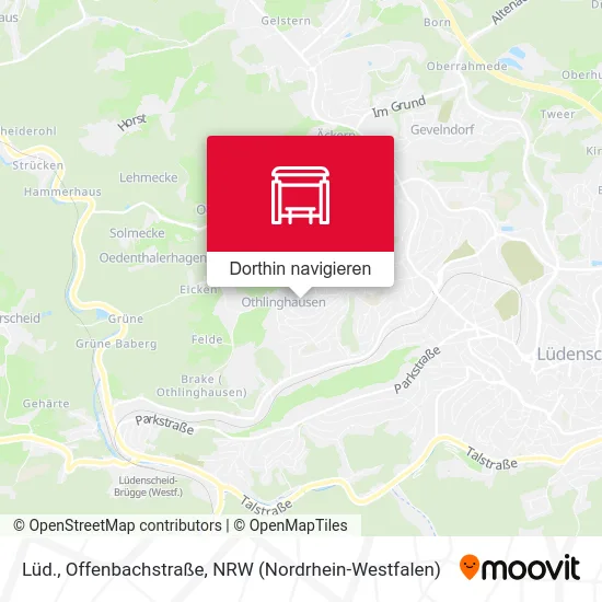 Lüd., Offenbachstraße Karte