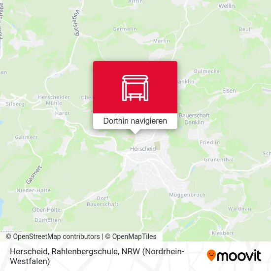 Herscheid, Rahlenbergschule Karte