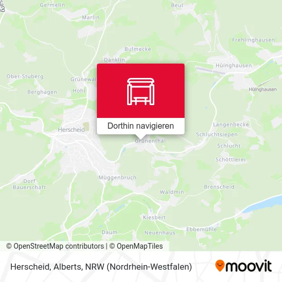 Herscheid, Alberts Karte