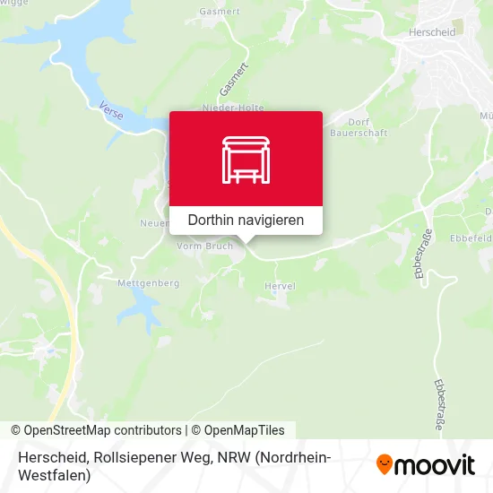 Herscheid, Rollsiepener Weg Karte