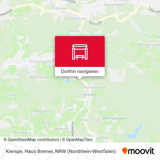 Kierspe, Haus Bremer Karte