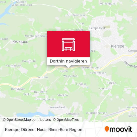 Kierspe, Dürener Haus Karte